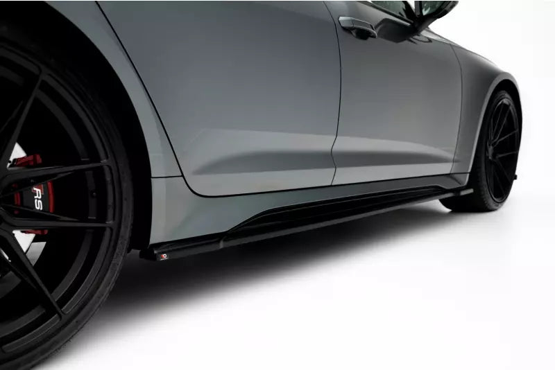 Maxton Design Seitenschweller (Paar) V.1 für Audi RS6 / RS7 C8 Hochglanz schwarz – Ansicht 4