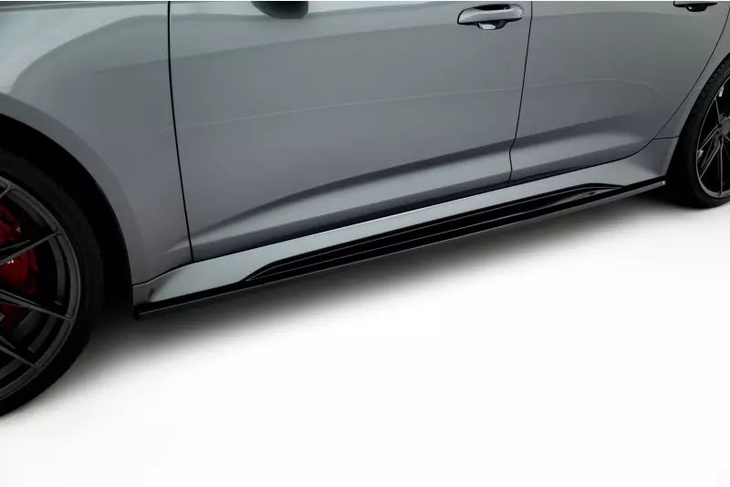 Maxton Design Seitenschweller (Paar) V.2 für Audi RS6 / RS7 C8 Hochglanz schwarz – Ansicht 1