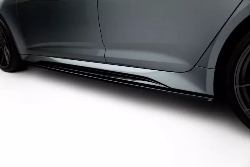 Maxton Design Seitenschweller (Paar) V.2 für Audi RS6 / RS7 C8 Hochglanz schwarz – Ansicht 3