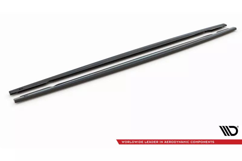 Maxton Design Seitenschweller (Paar) V.2 für Audi RS6 / RS7 C8 Hochglanz schwarz – Ansicht 4