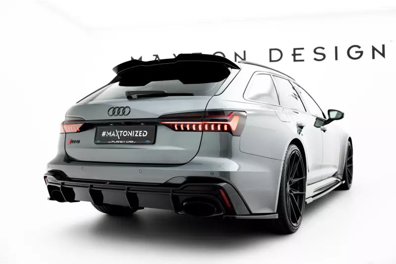 Maxton Design Heckspoiler Lippe V.2 für Audi RS6 C8 Hochglanz schwarz – Ansicht 2