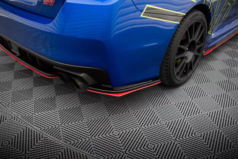 Maxton Design Diffusor Flaps V.2 für Subaru Impreza WRX STI 2014-2021 Hochglanz schwarz – Ansicht 1