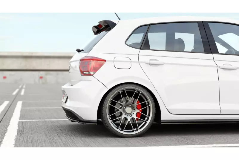 Maxton Design Heckdiffusor DTM Look für VW Polo 6 GTI Hochglanz schwarz – Ansicht 2