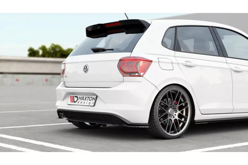 Maxton Design Heckdiffusor DTM Look für VW Polo 6 GTI Hochglanz schwarz – Ansicht 3