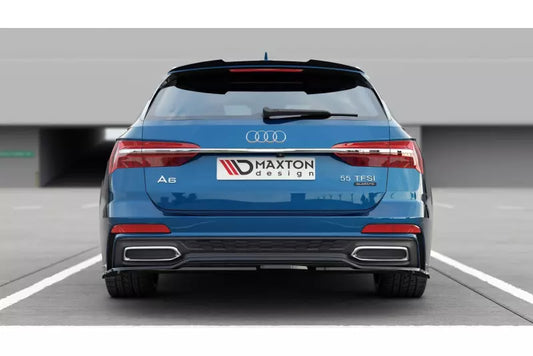 Maxton Design Heckdiffusor für Audi A6 C8 S-Line Avant Hochglanz schwarz – Ansicht 1