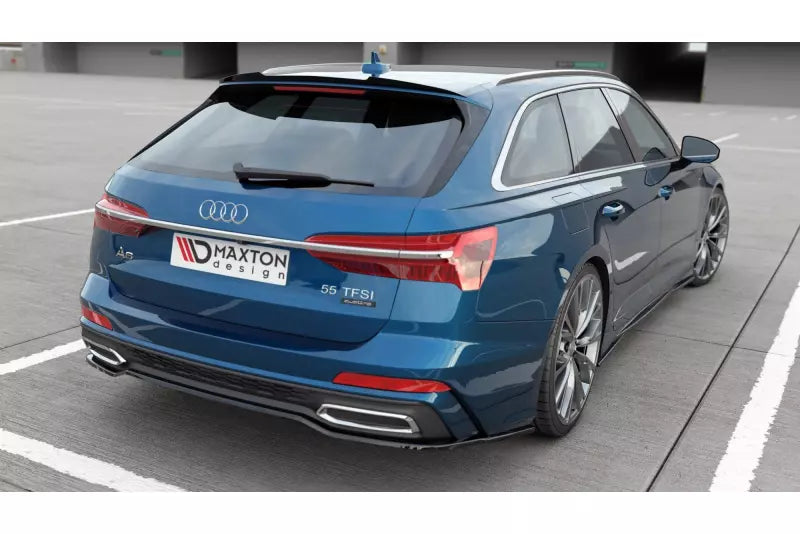 Maxton Design Heckdiffusor für Audi A6 C8 S-Line Avant Hochglanz schwarz – Ansicht 2