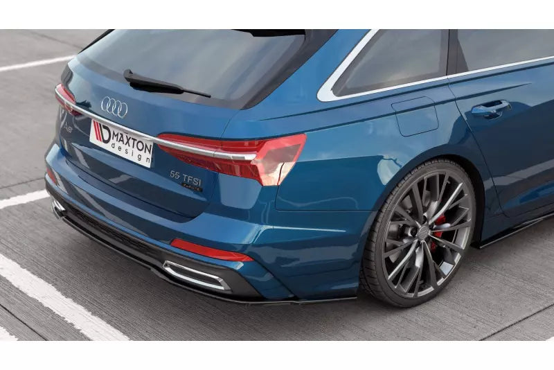 Maxton Design Heckdiffusor für Audi A6 C8 S-Line Avant Hochglanz schwarz – Ansicht 3