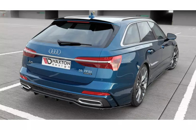 Maxton Design Heckdiffusor V.2 für Audi A6 C8 S-Line Avant Hochglanz schwarz – Ansicht 1