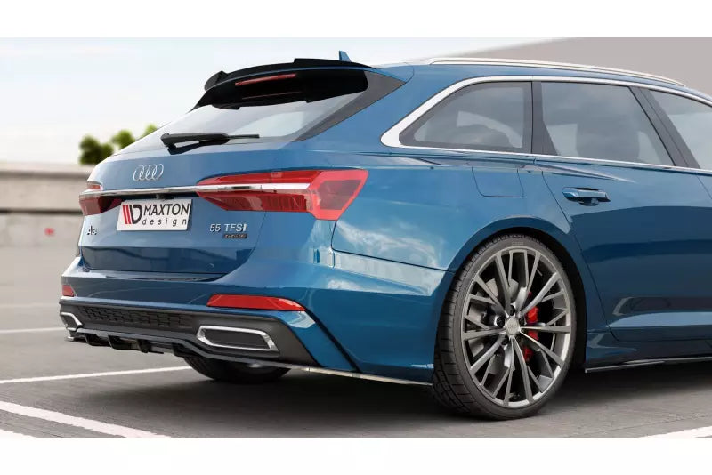 Maxton Design Heckdiffusor V.2 für Audi A6 C8 S-Line Avant Hochglanz schwarz – Ansicht 3