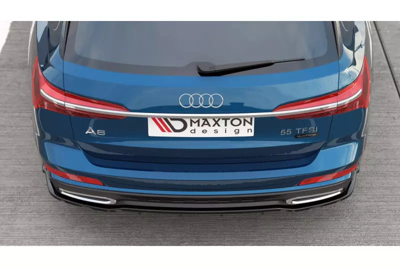 Maxton Design Heckdiffusor V.2 für Audi A6 C8 S-Line Avant Hochglanz schwarz – Ansicht 4