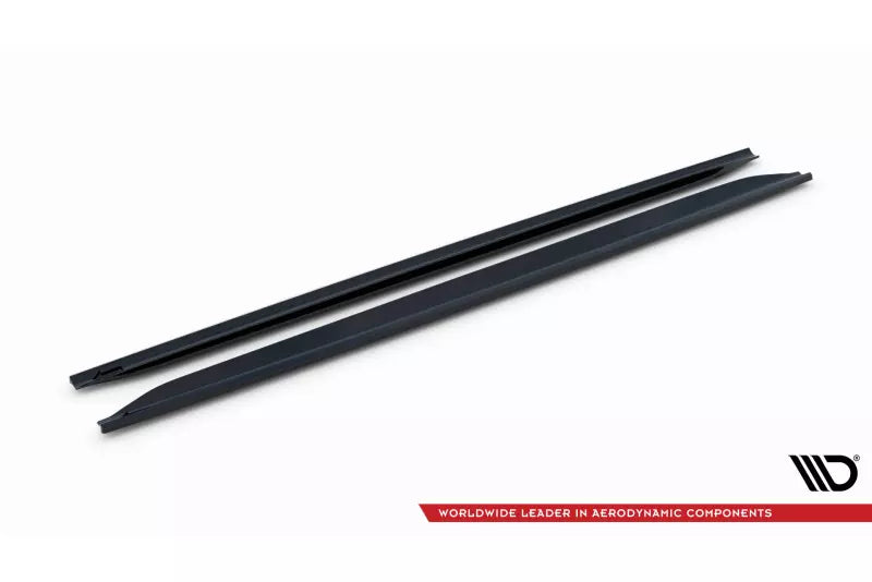 Maxton Design Seitenschweller (Paar) für Audi RS4 B7 Hochglanz schwarz – Ansicht 4