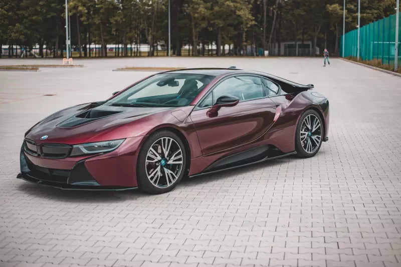 Maxton Design Seitenschweller (Paar) für BMW i8 Hochglanz schwarz – Ansicht 2