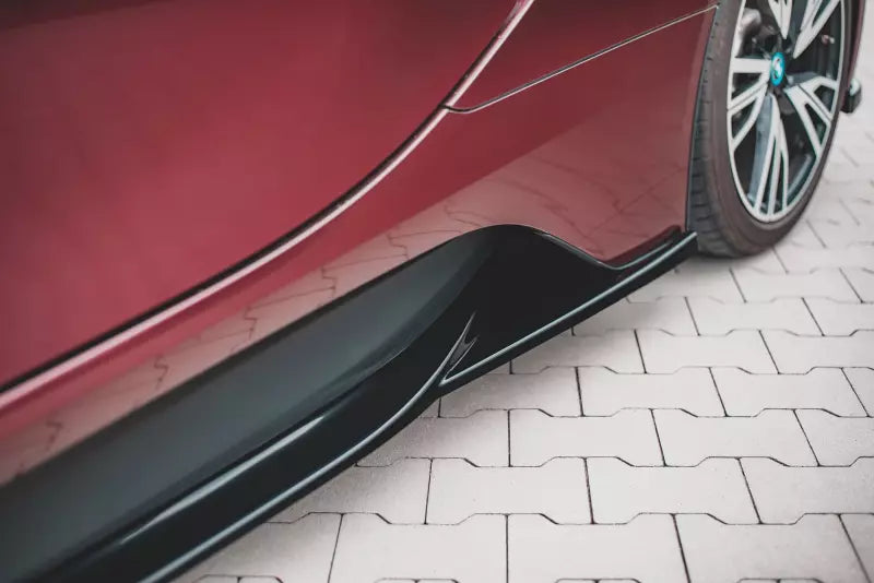 Maxton Design Seitenschweller (Paar) für BMW i8 Hochglanz schwarz – Ansicht 3