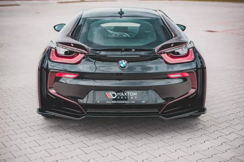 Maxton Design Heckdiffusor V.2 für BMW i8 Hochglanz schwarz – Ansicht 1