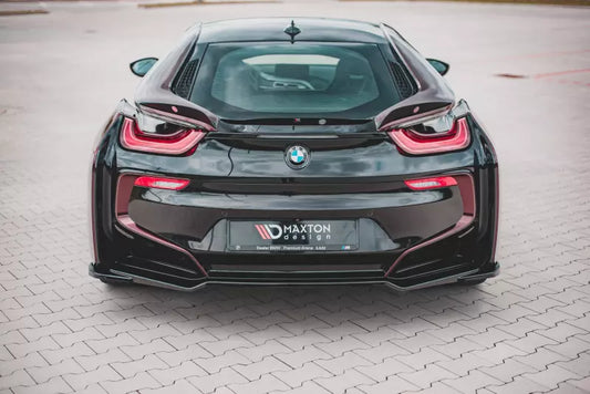 Maxton Design Heckdiffusor V.2 für BMW i8 Hochglanz schwarz – Ansicht 1