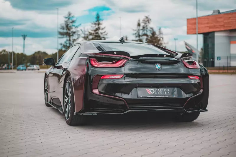 Maxton Design Heckdiffusor V.2 für BMW i8 Hochglanz schwarz – Ansicht 2
