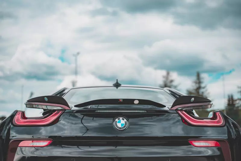Maxton Design Heckspoiler Lippe für Paket BMW i8 Hochglanz schwarz – Ansicht 2