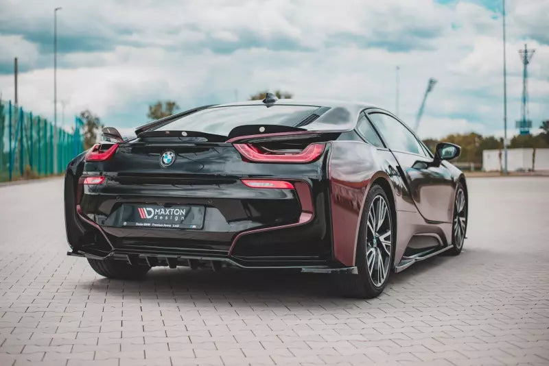 Maxton Design Heckspoiler Lippe für Paket BMW i8 Hochglanz schwarz – Ansicht 4