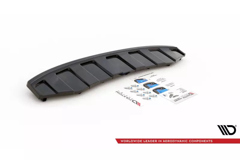 Maxton Design Heckdiffusor für Audi A6 C7 S-Line Avant Hochglanz schwarz – Ansicht 2
