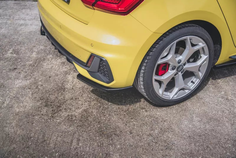 Maxton Design Diffusor Flaps für Audi A1 GB S-Line Hochglanz schwarz – Ansicht 1