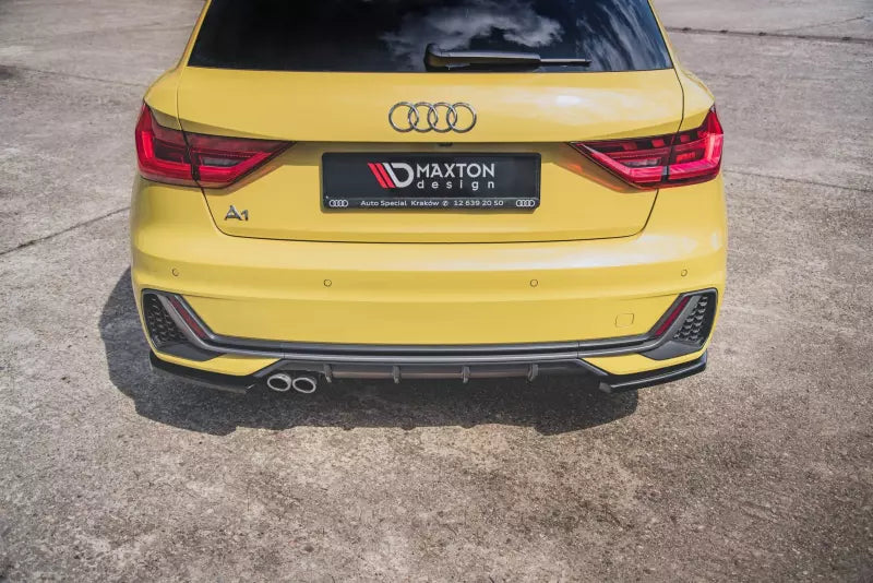Maxton Design Diffusor Flaps für Audi A1 GB S-Line Hochglanz schwarz – Ansicht 2