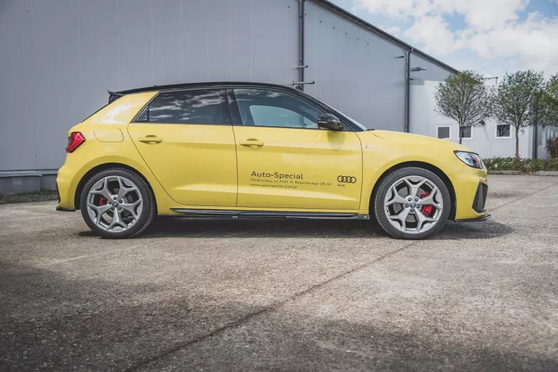 Maxton Design Seitenschweller (Paar) für Audi A1 GB S-Line Hochglanz schwarz – Ansicht 4