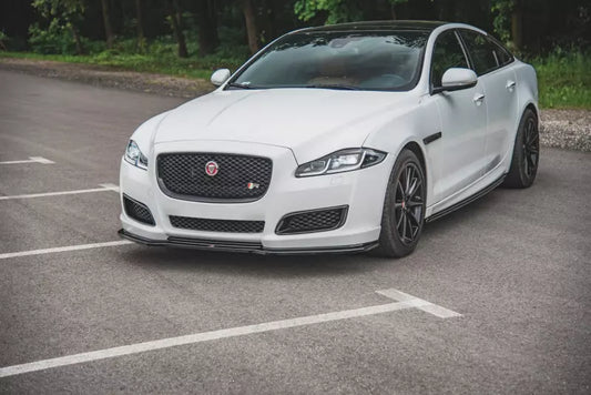 Maxton Design Frontlippe für Jaguar XJ X351 Facelift Hochglanz schwarz – Ansicht 1