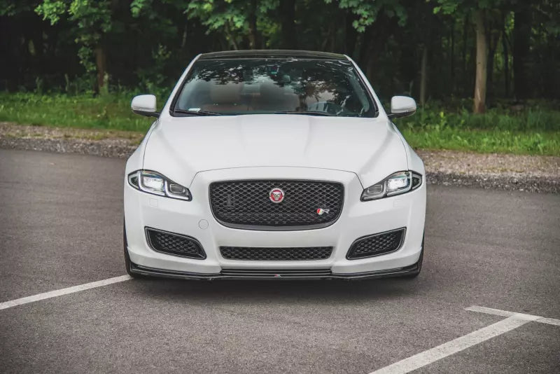 Maxton Design Frontlippe für Jaguar XJ X351 Facelift Hochglanz schwarz – Ansicht 2