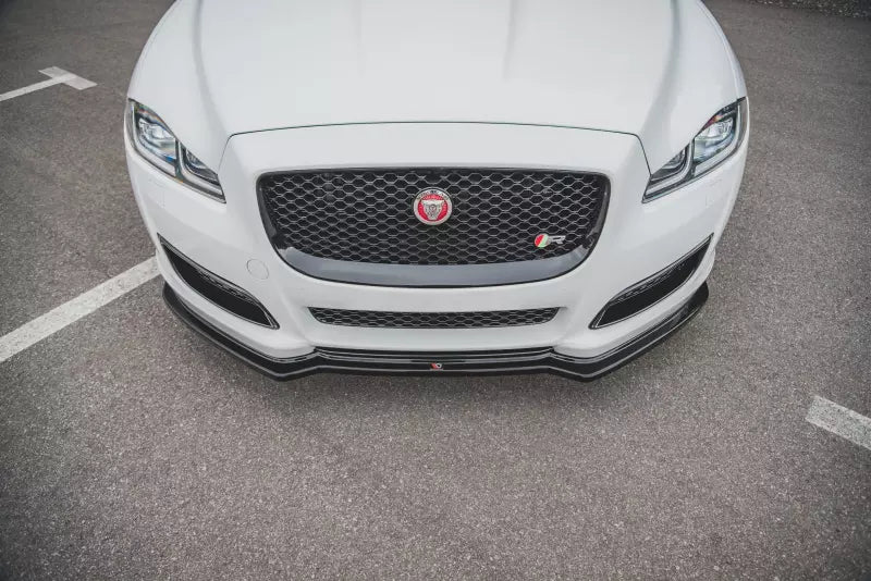 Maxton Design Frontlippe für Jaguar XJ X351 Facelift Hochglanz schwarz – Ansicht 3