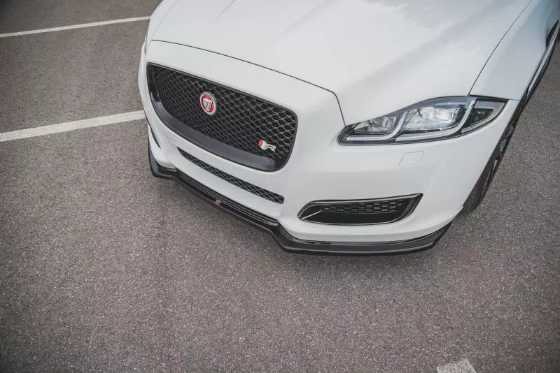 Maxton Design Frontlippe für Jaguar XJ X351 Facelift Hochglanz schwarz – Ansicht 4