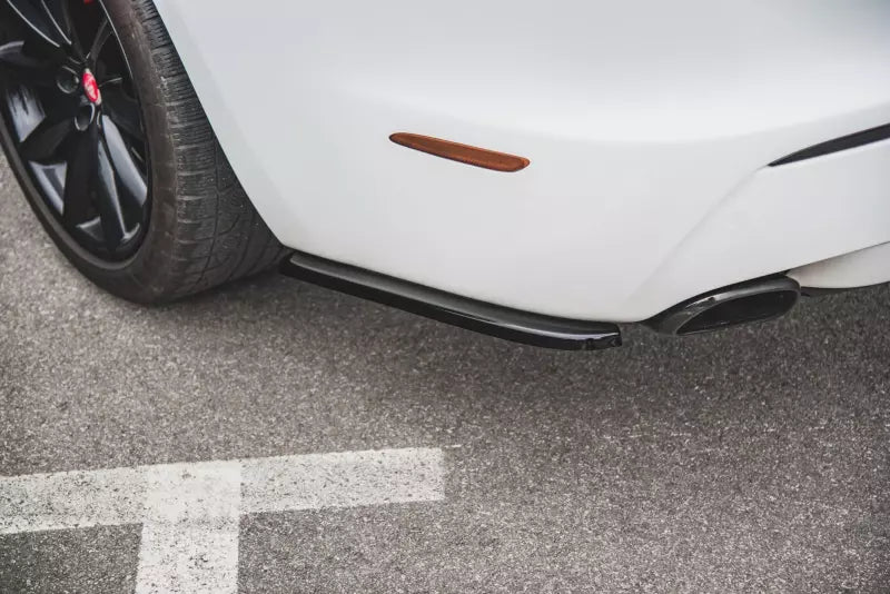 Maxton Design Diffusor Flaps für Jaguar XJ X351 Hochglanz schwarz – Ansicht 1