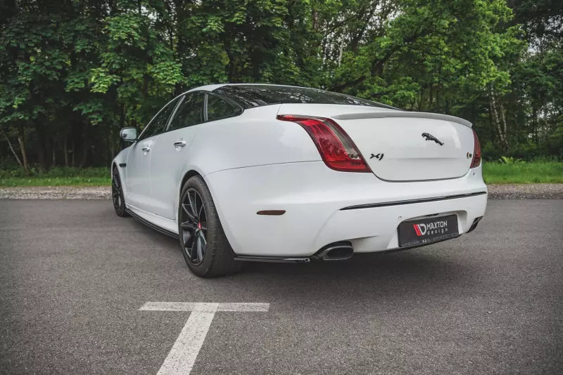 Maxton Design Diffusor Flaps für Jaguar XJ X351 Hochglanz schwarz – Ansicht 4
