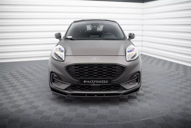 Maxton Design Frontlippe für Ford Puma ST-Line Hochglanz schwarz – Ansicht 2