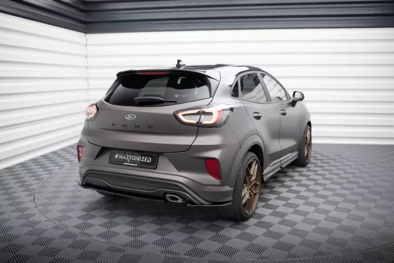 Maxton Design Heckdiffusor für Ford Puma ST-Line Hochglanz schwarz – Ansicht 2