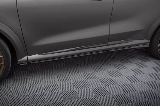 Maxton Design Seitenschweller (Paar) für Ford Puma ST-Line Hochglanz schwarz – Ansicht 1