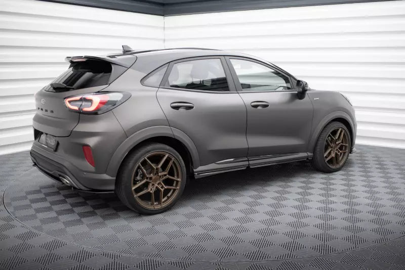 Maxton Design Seitenschweller (Paar) für Ford Puma ST-Line Hochglanz schwarz – Ansicht 4