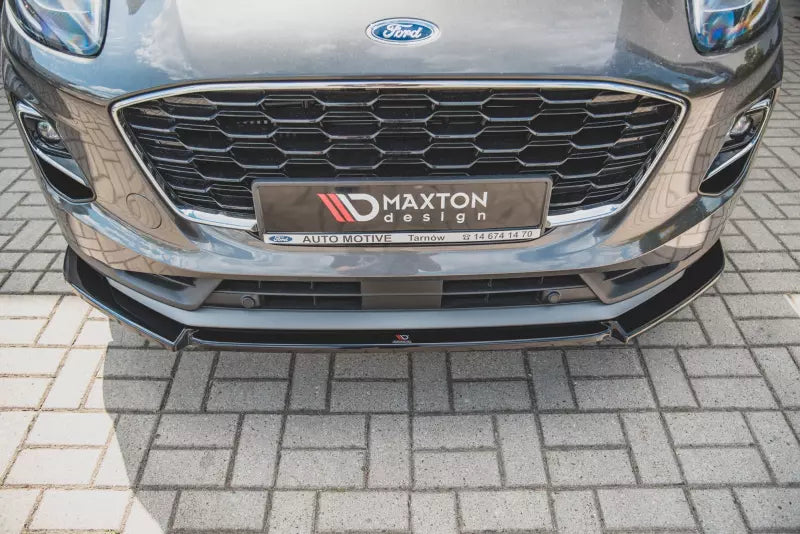 Maxton Design Frontlippe für Ford Puma Hochglanz schwarz – Ansicht 2