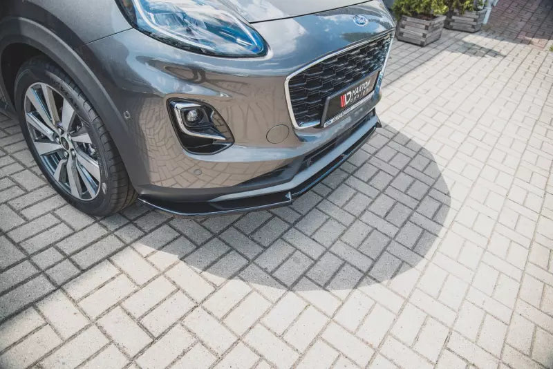 Maxton Design Frontlippe für Ford Puma Hochglanz schwarz – Ansicht 3