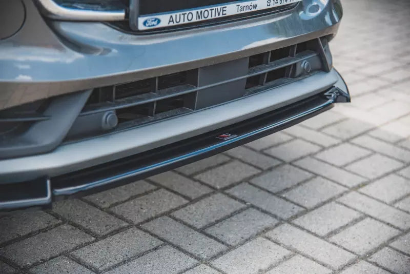 Maxton Design Frontlippe für Ford Puma Hochglanz schwarz – Ansicht 4