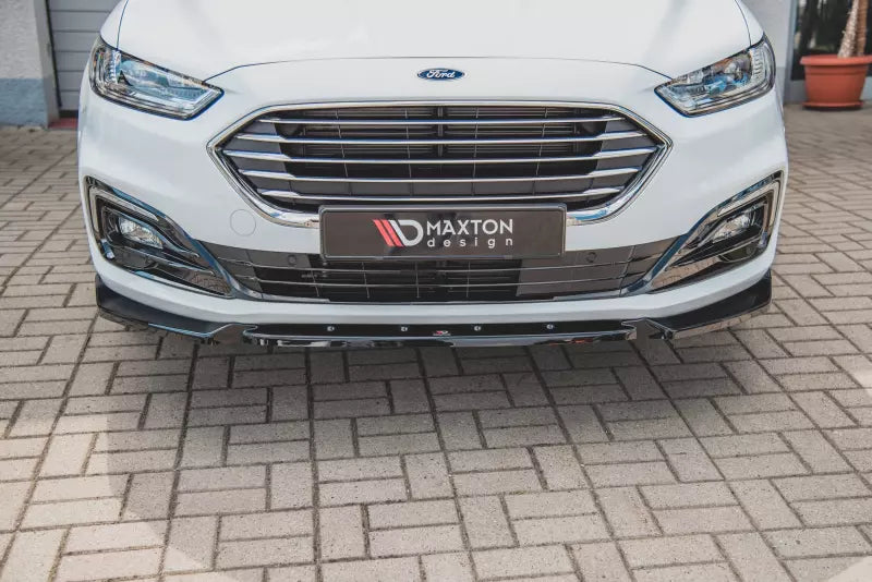 Maxton Design Frontlippe für Ford Mondeo Mk5 Facelift Hochglanz schwarz – Ansicht 1