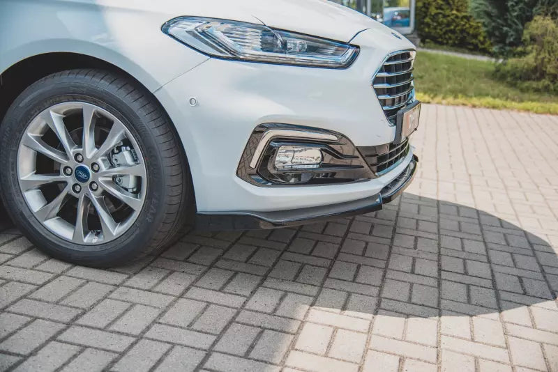 Maxton Design Frontlippe für Ford Mondeo Mk5 Facelift Hochglanz schwarz – Ansicht 4