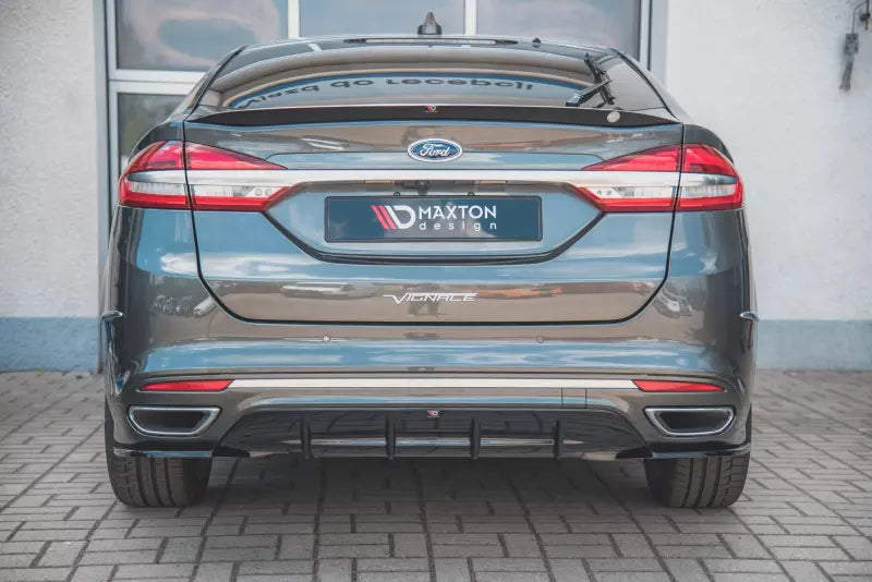 Maxton Design Heckdiffusor für Ford Mondeo Vignale Mk5 Facelift Hochglanz schwarz – Ansicht 1