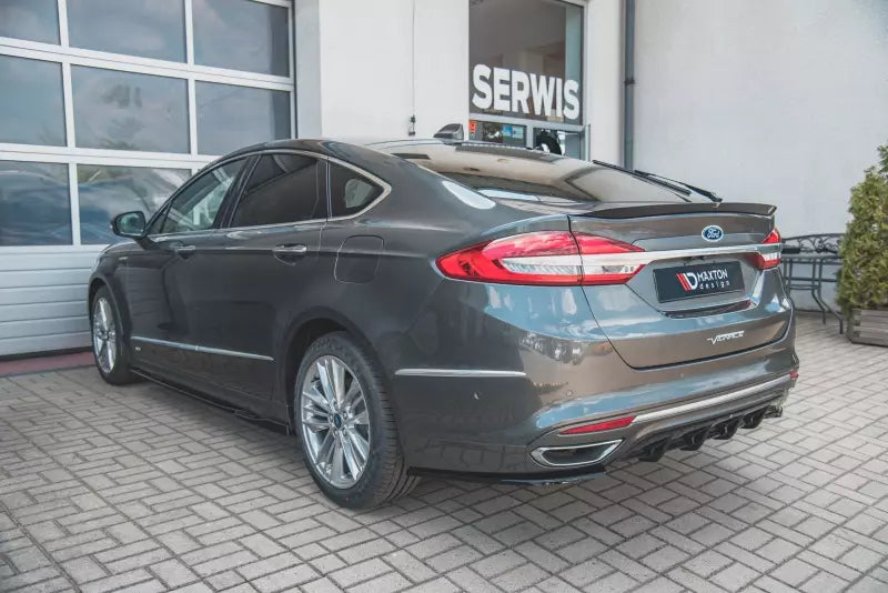Maxton Design Diffusor Flaps für Ford Mondeo Vignale Mk5 Facelift Hochglanz schwarz – Ansicht 2