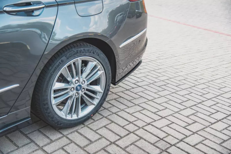 Maxton Design Diffusor Flaps für Ford Mondeo Vignale Mk5 Facelift Hochglanz schwarz – Ansicht 3