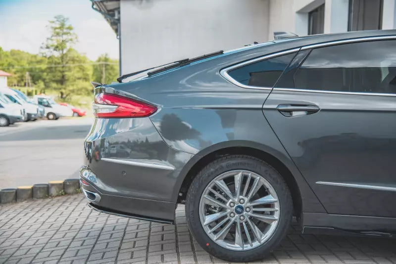 Maxton Design Diffusor Flaps für Ford Mondeo Vignale Mk5 Facelift Hochglanz schwarz – Ansicht 4
