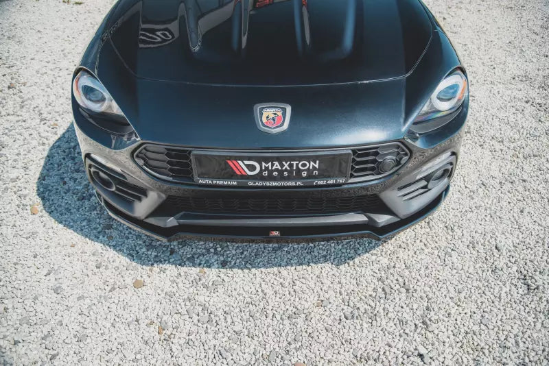 Maxton Design Frontlippe für Fiat 124 Spider Abarth Hochglanz schwarz – Ansicht 2