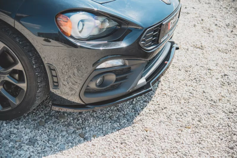 Maxton Design Frontlippe für Fiat 124 Spider Abarth Hochglanz schwarz – Ansicht 3