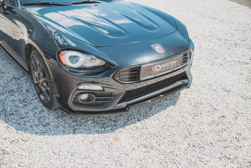 Maxton Design Frontlippe für Fiat 124 Spider Abarth Hochglanz schwarz – Ansicht 4