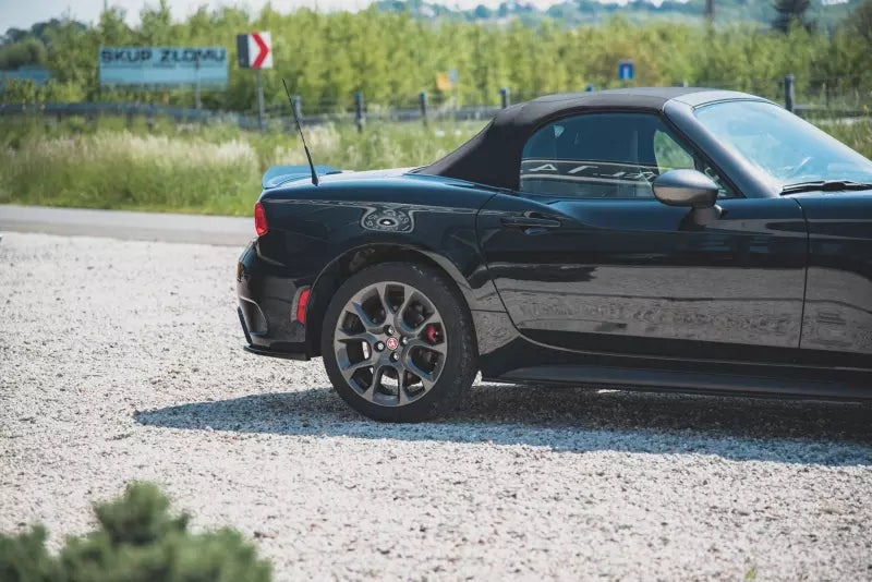 Maxton Design Diffusor Flaps für Fiat 124 Spider Abarth Hochglanz schwarz – Ansicht 3