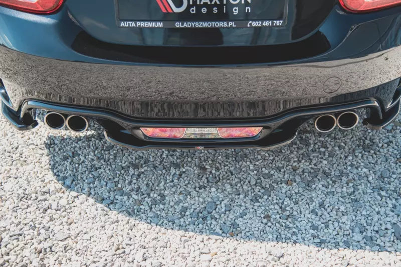 Maxton Design Heckdiffusor für Fiat 124 Spider Abarth Hochglanz schwarz – Ansicht 2